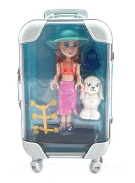 Lalka Podróżniczka MINI LALECZKA W WALIZCE