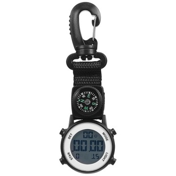 Многофункциональные подвесные часы, электронные карманные часы с клипсой для использования на открытом воздухе