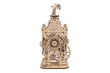 Stara Wieża Zegarowa Ugears drewniany model 3D