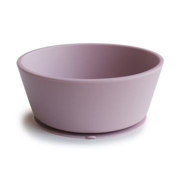 Miseczka silikonowa z przyssawką MUSHIE Soft Lilac