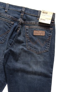 Męskie spodnie jeansowe proste Wrangler TEXAS W46 L36