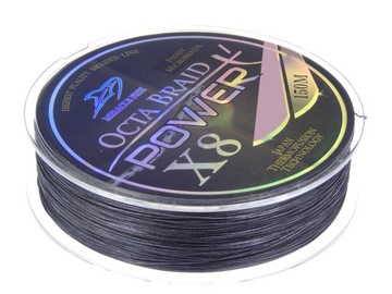 OCTA POWER X8 150M 0,16MM ЧЕРНАЯ тонущая леска