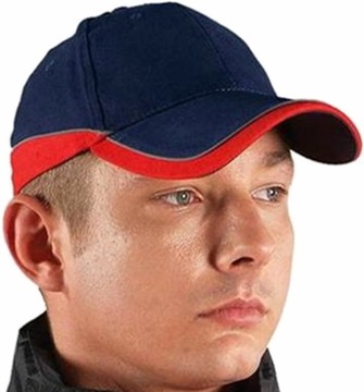 CZAPKA CZAPECZKA Z DASZKIEM 100% bawełna 6 paneli