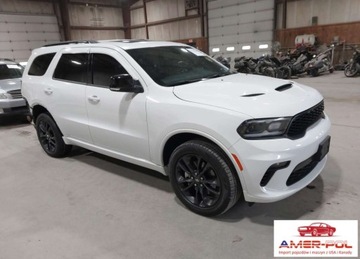 Dodge Durango III 3.6 V6 299KM 2021 Dodge Durango 2021r., Gt Plus Awd, 3.6L, od ubezpieczalni 3.6 Benzyna 299KM
