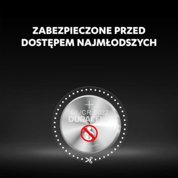 Батарея DURACELL CR2032 (3 В)