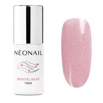 NEONAIL Baza Hybrydowa REVITAL BASE FIBER BLINKING COVER PINK 7,2 ml