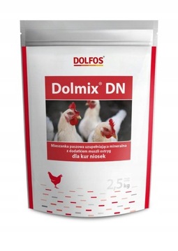 DOLFOS Dolmix DN 2,5KG WITAMINY dla kur NIOSEK na jajka nieśność