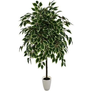ИСКУССТВЕННЫЕ ДЕРЕВЬЯ ЦВЕТЫ ФИКУС БЕНДЖАМИНА ЦВЕТОЧНЫЙ ГОРШОК ДЛЯ ГОСТИНОЙ ИСКУССТВЕННЫЕ ЛИСТЬЯ 130