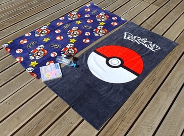 Полотенце Pokemon Pokeball оригинальный 70х140 см подарок
