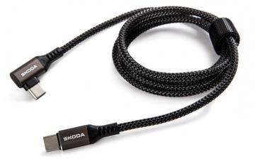 Kabel do ładowania i transmisji danych Škoda USB-C do USB-C