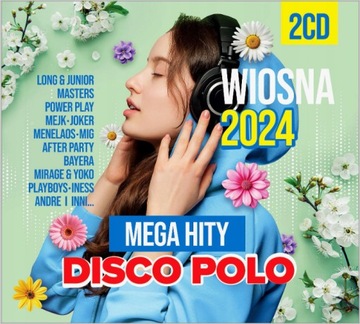 WIOSNA 2024 Mega Hity Disco Polo 2CD NAJNOWSZE PRZEBOJE