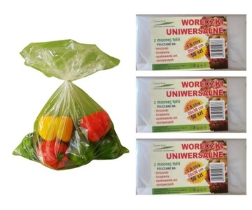 UNIWERSALNE WORKI FOLIOWE LDPE 1,5L 20X30CM 50 SZT
