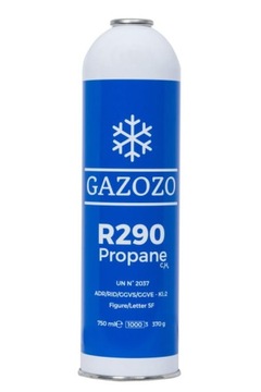 Czynnik chłodniczy GAZ R290 GAZOZO 750 ml/370g PROPAN