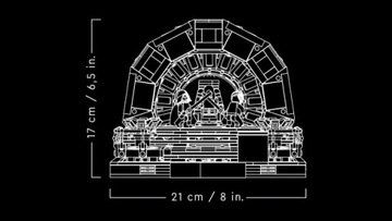 LEGO STAR WARS DIORAM SALA TRONOWA IMPERATOR 75352