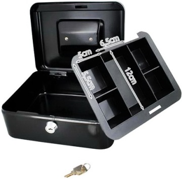 СЕЙФ ЯЩИК ДЛЯ ДЕНЕГ КЛЮЧ ЯЩИК ДЛЯ ДЕНЕГ ЧЕРНЫЙ