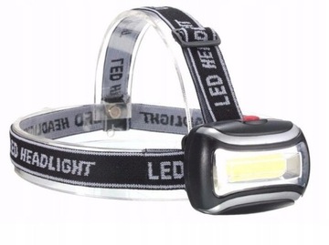 LATARKA CZOŁOWA COB 3W CZOŁÓWKA LAMPKA LED LEDOWA