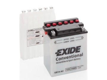 Motocyklowy akumulator 14 Ah EXIDE EB14-A2