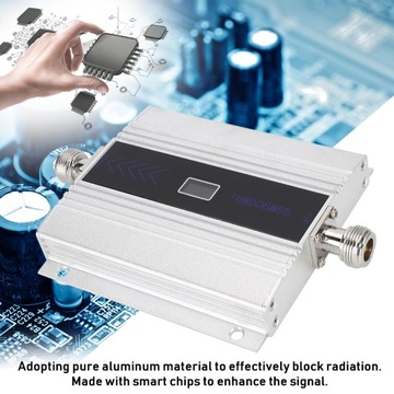 Серебристый gsm900mhz n женский усилитель сигнала мобильного телефона репитер-приемник 1