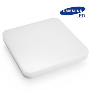 Plafon LED KWADRATOWY 12W 4000K IP65 CZUJNIK