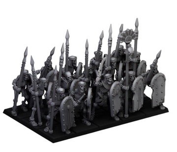 Ancient Skeletons with Spears