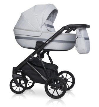 POLSKI LEKKI WÓZEK WIELOFUNKCYJNY 2w1 / RIKO BASIC DELTA GREY FOX
