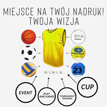 Znacznik Piłkarski Reklamowy Koszulka Treningi XL
