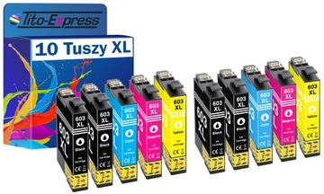 10x Tusz do EPSON 603 XL XP-3100 WF-2810 XP-2100