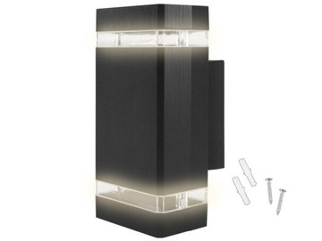 LAMPA ELEWACYJNA LED ZEWNĘTRZNA, KINKIET OGRODOWY