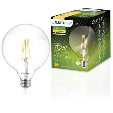 Żarówka LED E27 G95 FILAMENT 8W GLOBE LUMILED