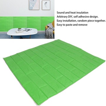 3D наклейка на кирпичную стену против столкновений