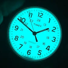 Zegarek męski na pasku złoty Timex Indiglo Nylon