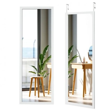 Lusto ścienne prostokąt rama drewno, metal 370 x 1200 mm