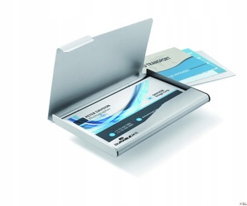 PUDEŁKO NA WIZYTÓWKI ETUI ALUMINIOWE WYSOKA JAKOŚĆ