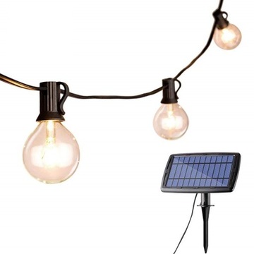 27 LED LAMPKI SOLARNE ŻARÓWKI WODOODPORNE 7,6M