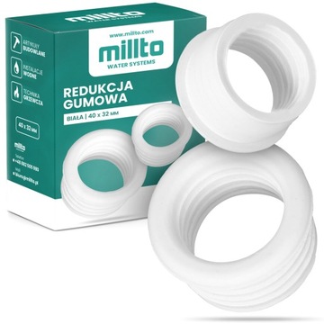 Резиновая редукция 40x32 мм СТИРАЛЬНАЯ МАШИНА ПОСУДОМОЕЧНАЯ МАШИНА Сливные трубы Гибкие