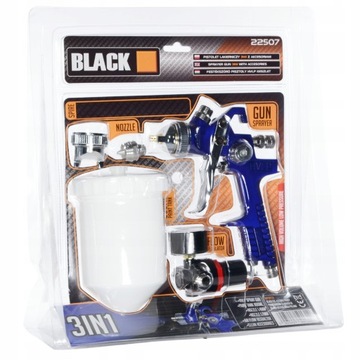 КРАСКУ ДЛЯ ПОКРАСКИ 2 ФОРСУНКИ HVLP 600ML 1,4 мм 1,7 мм