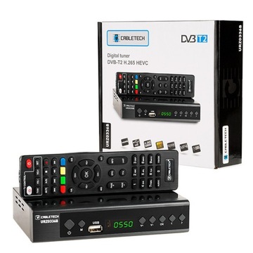 DVB-T2/C Тюнер HEVC H.265 IPTV YouTube HDMI SCART Cabletech