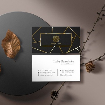 Визитки позолоченные, фольга soft touch + золотая фольга, 250 шт.