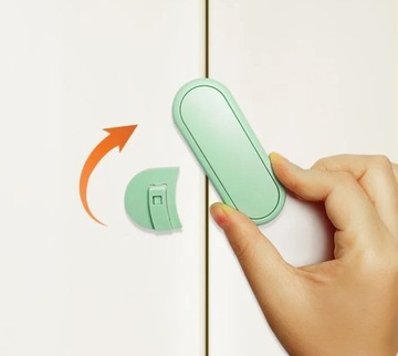 ЗАМОК V2 ДЛЯ ШКАФОВ, ЯЩИКОВ, МЕБЕЛЬНЫХ ДВЕРЕЙ, ЗАЩИТА ДЕТЕЙ, 10 шт.