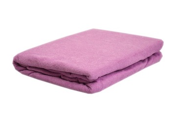 Prześcieradło frotte bez gumki 60x120 wrzos KOBI
