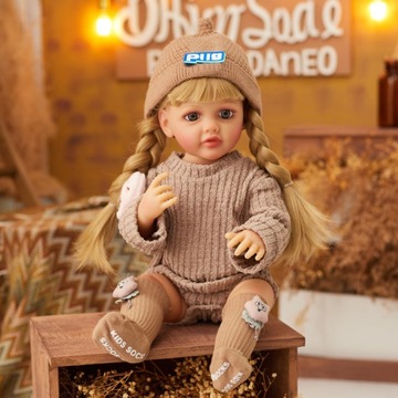55Cm Rebirth Doll Całe ciało Winyl zmywalny
