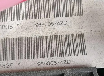 PEUGEOT 207 07R HB ULOŽENÍ ŘIDIČE AIRBAG 96500674ZD