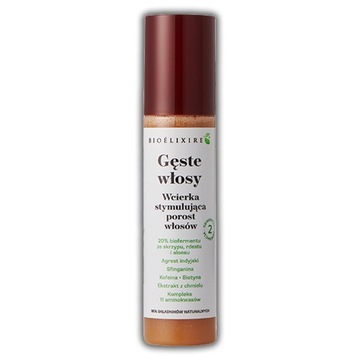 BIOELIXIRE GĘSTE WŁOSY WCIERKA STYMULUJĄCA POROST WŁOSÓW 150 ML