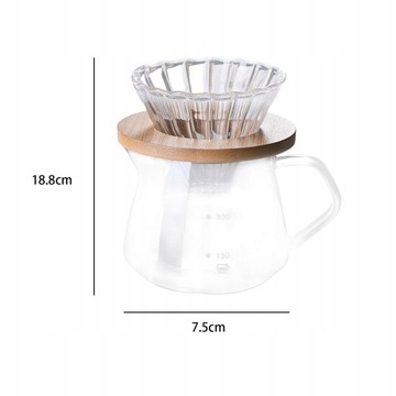 Набор кофемашин Yao mian pour over pour over glass