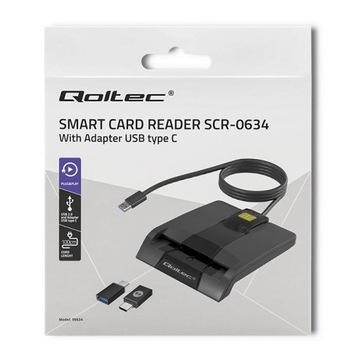 Устройство считывания чип-карт Smart ID SCR-0634 | USB-тип-C