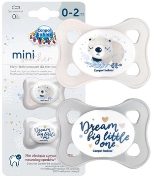 CANPOL ZESTAW SMOCZKÓW SYMETRYCZNYCH MINI 0-2m