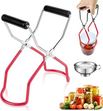 Щипцы для консервных банок Щипцы + набор воронок