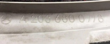 MERCEDES-BENZ C W203 KRYT ZÁSLEPKA DESKY ROZDĚLOVACÍ