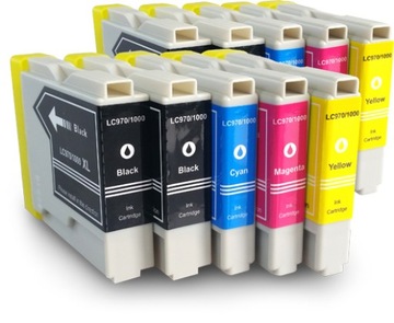 Чернила для принтера BROTHER x10 LC1000 LC970 LC960 DCP-135C DCP-130C DCP-150C