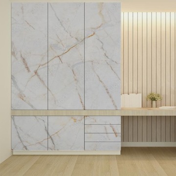 Самоклеящийся мебельный шпон для столешниц, мебельных дверей, СЕРЫЙ МРАМОР 122СМ